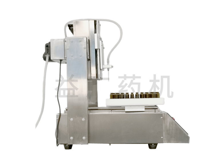 YRD-300臺式灌裝機左側圖 YRD-300臺式灌裝機左側圖