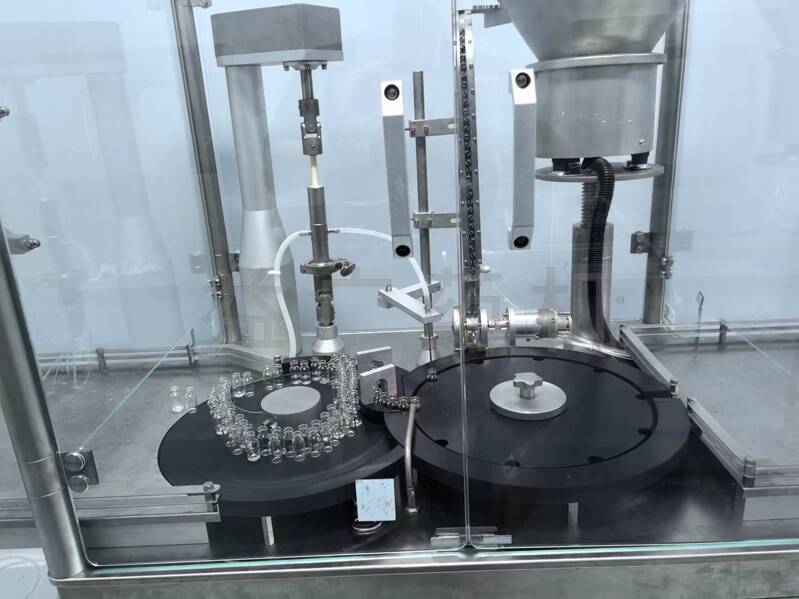 YHGZ-20西林瓶灌裝加塞機實拍圖 YHGZ-20西林瓶灌裝加塞機實拍圖