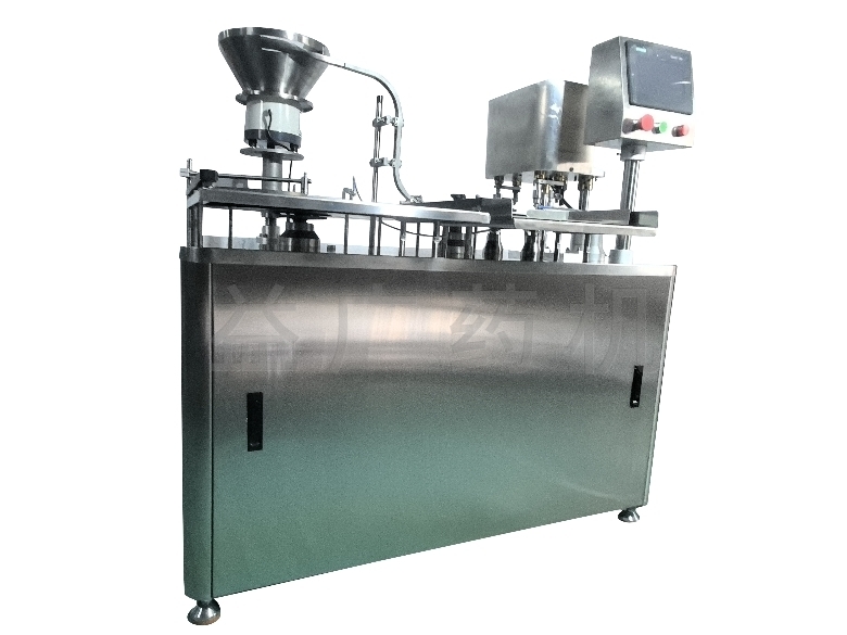 YHZG-60雙頭西林瓶軋蓋機右視圖 YHZG-60雙頭西林瓶軋蓋機右視圖